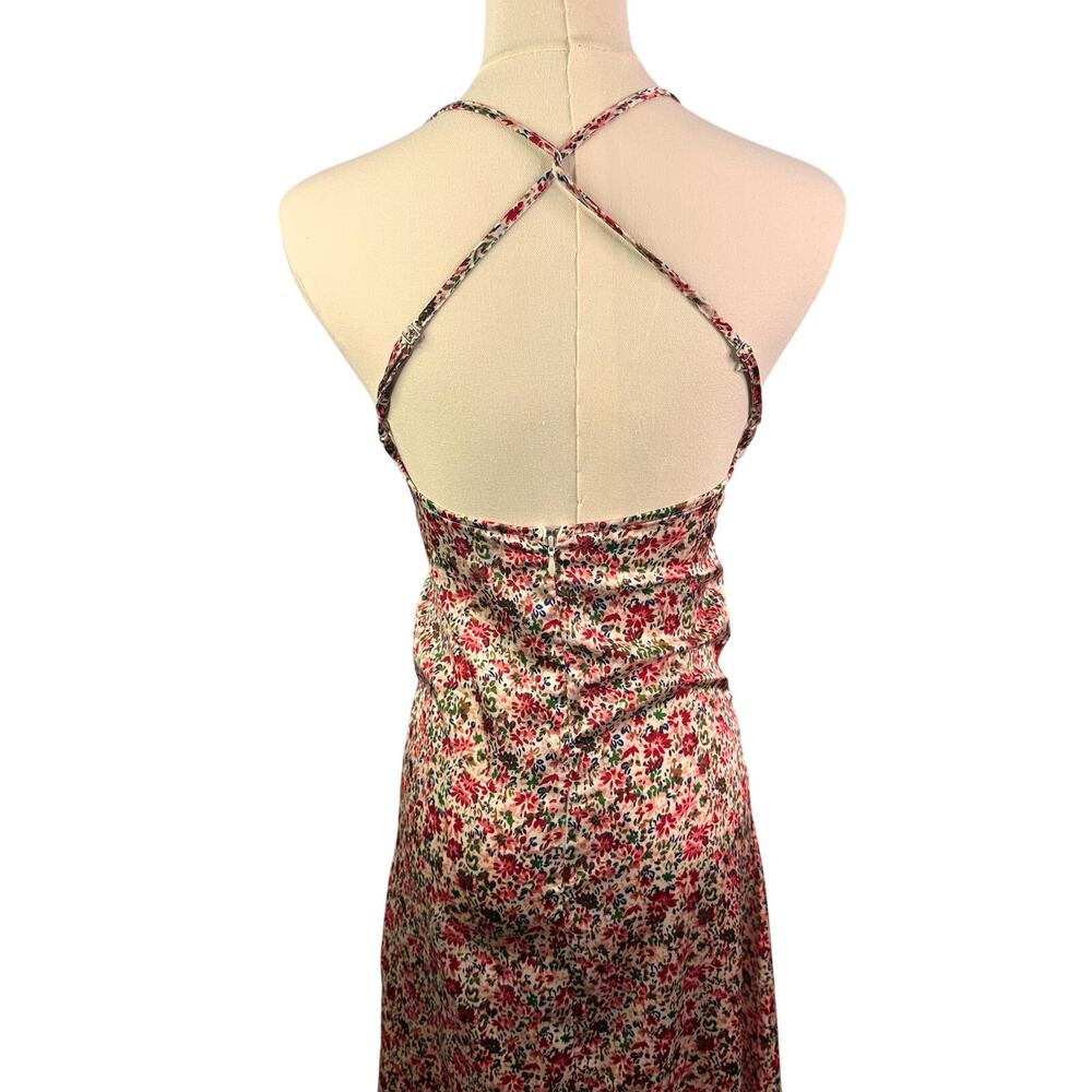 Kittenish strapy floral slip dress size xs - Picture 6 of 8
